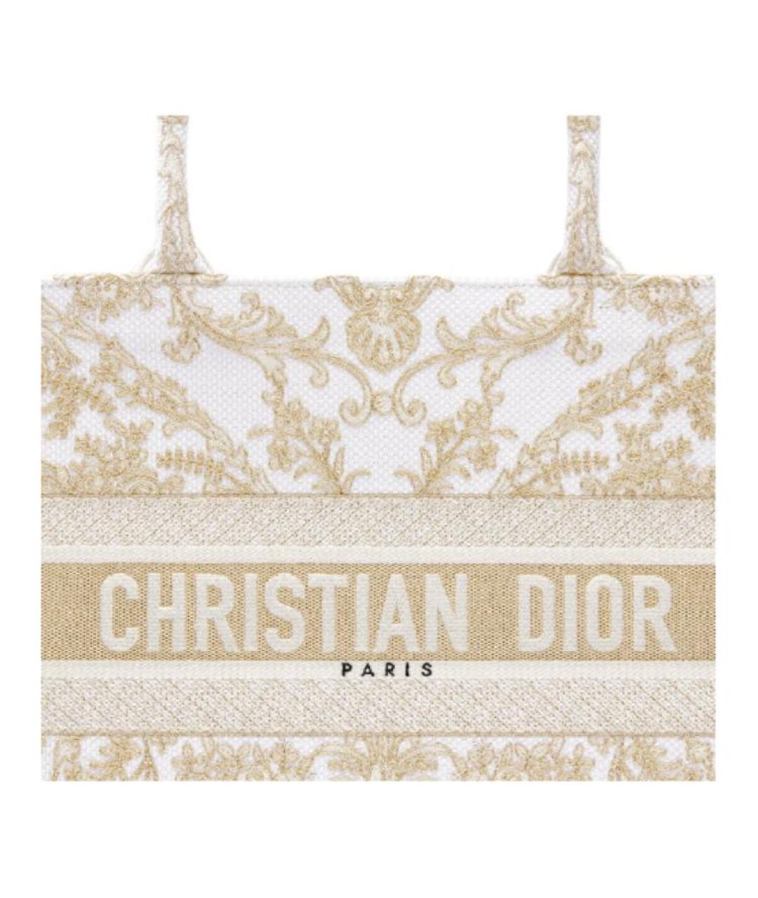 CHRISTIAN DIOR Золотая сумка через плечо, фото 5