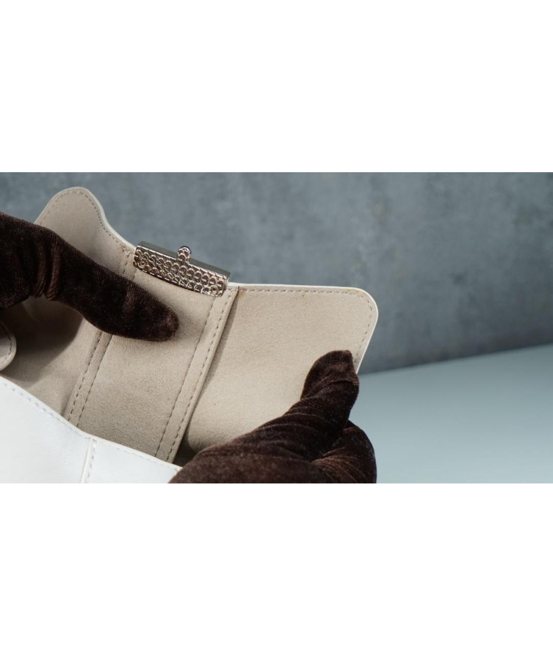 FURLA Белая кожаная сумка через плечо, фото 8