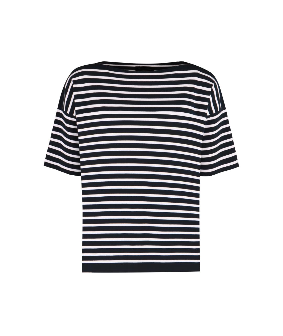 ROBERTO COLLINA Синяя вискозная футболка, фото 1