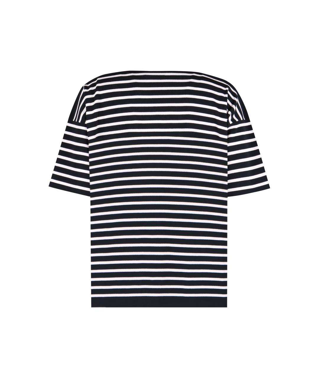 ROBERTO COLLINA Синяя вискозная футболка, фото 2