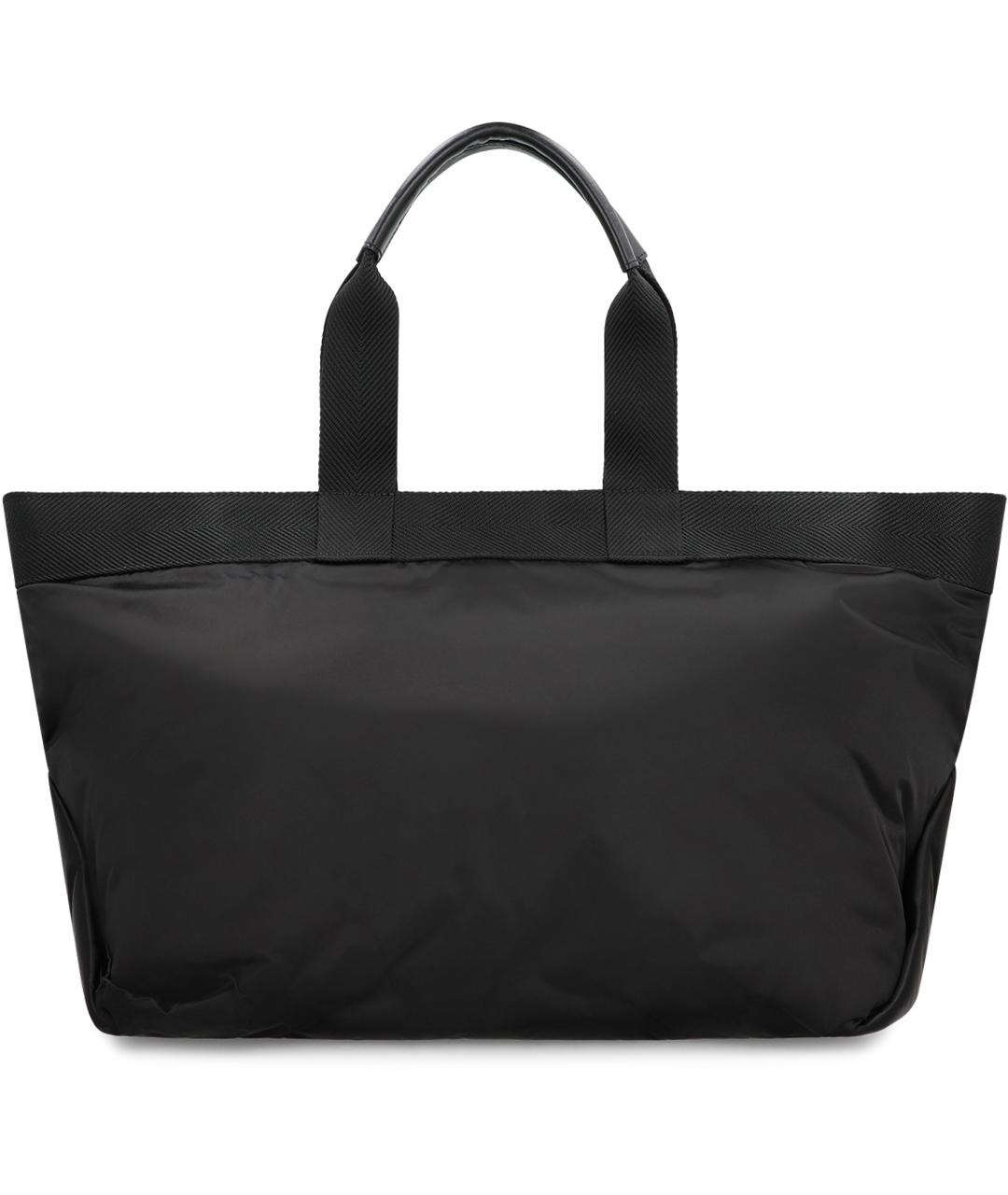 PALM ANGELS Черная синтетическая сумка тоут, фото 3