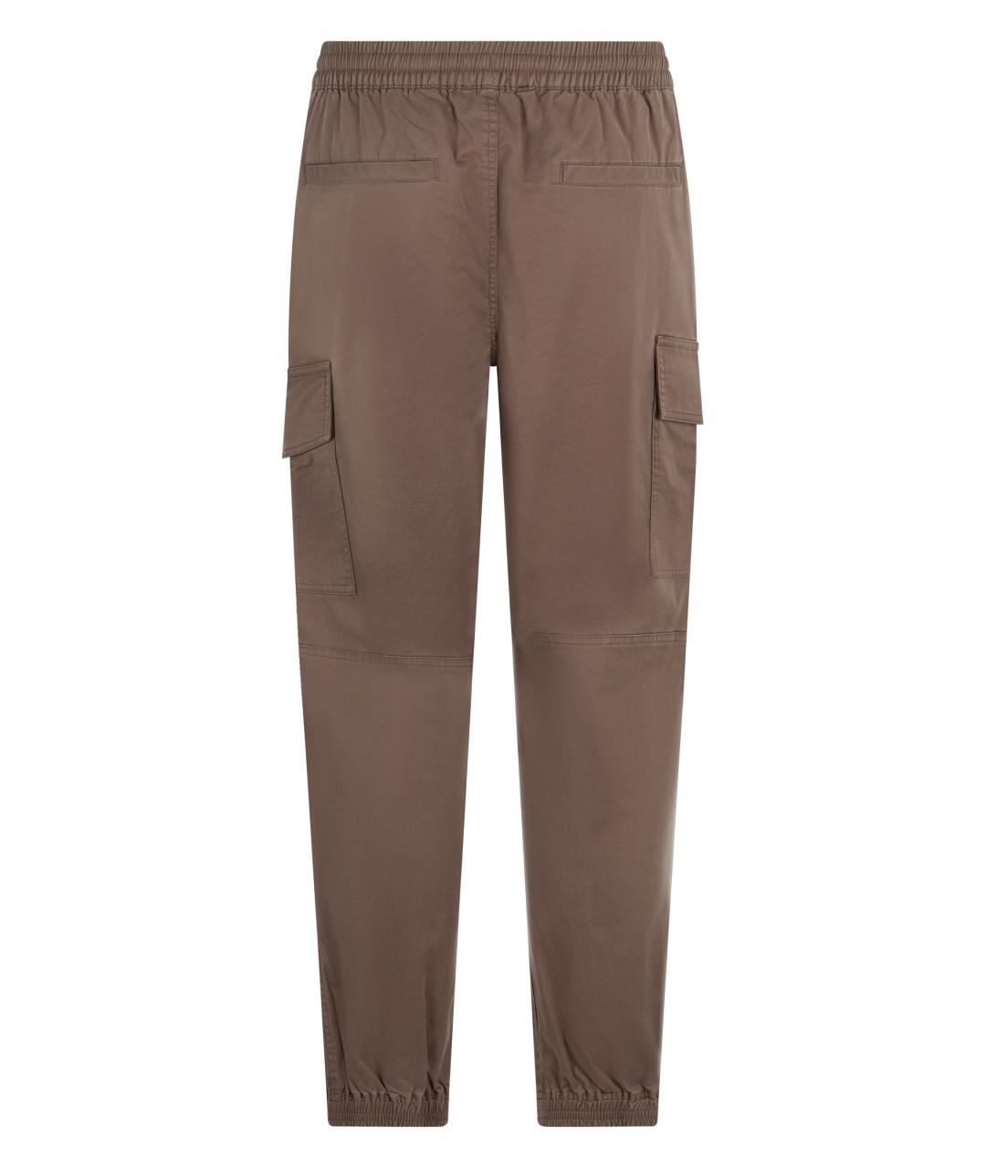 REPRESENT Коричневые хлопковые повседневные брюки, фото 2