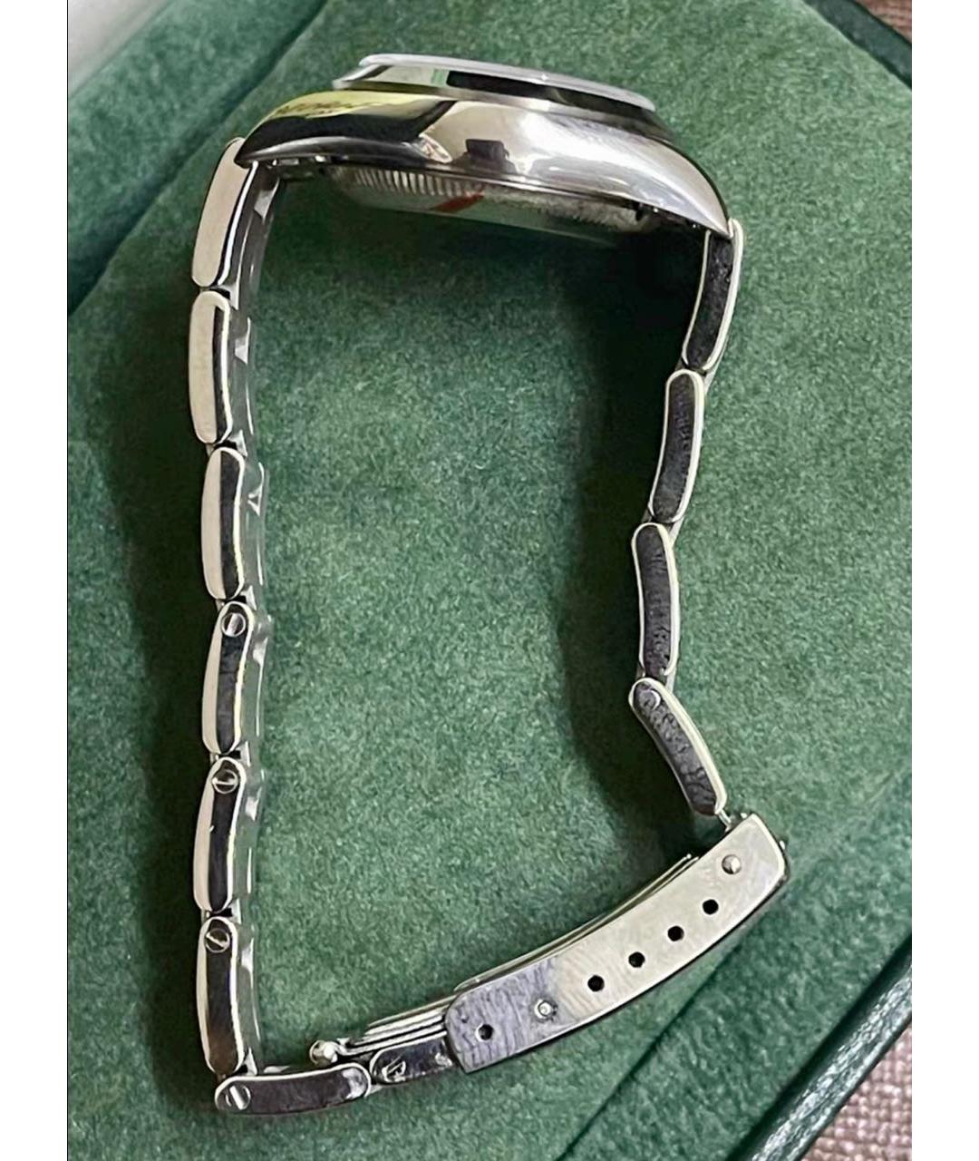 ROLEX Белые металлические часы, фото 4