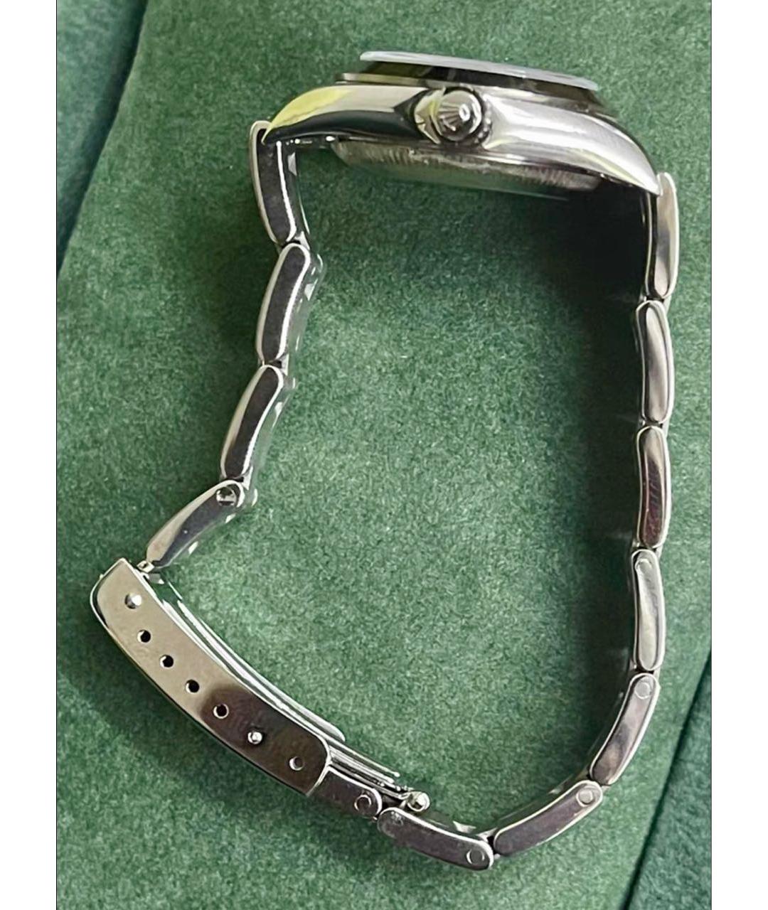 ROLEX Белые металлические часы, фото 5