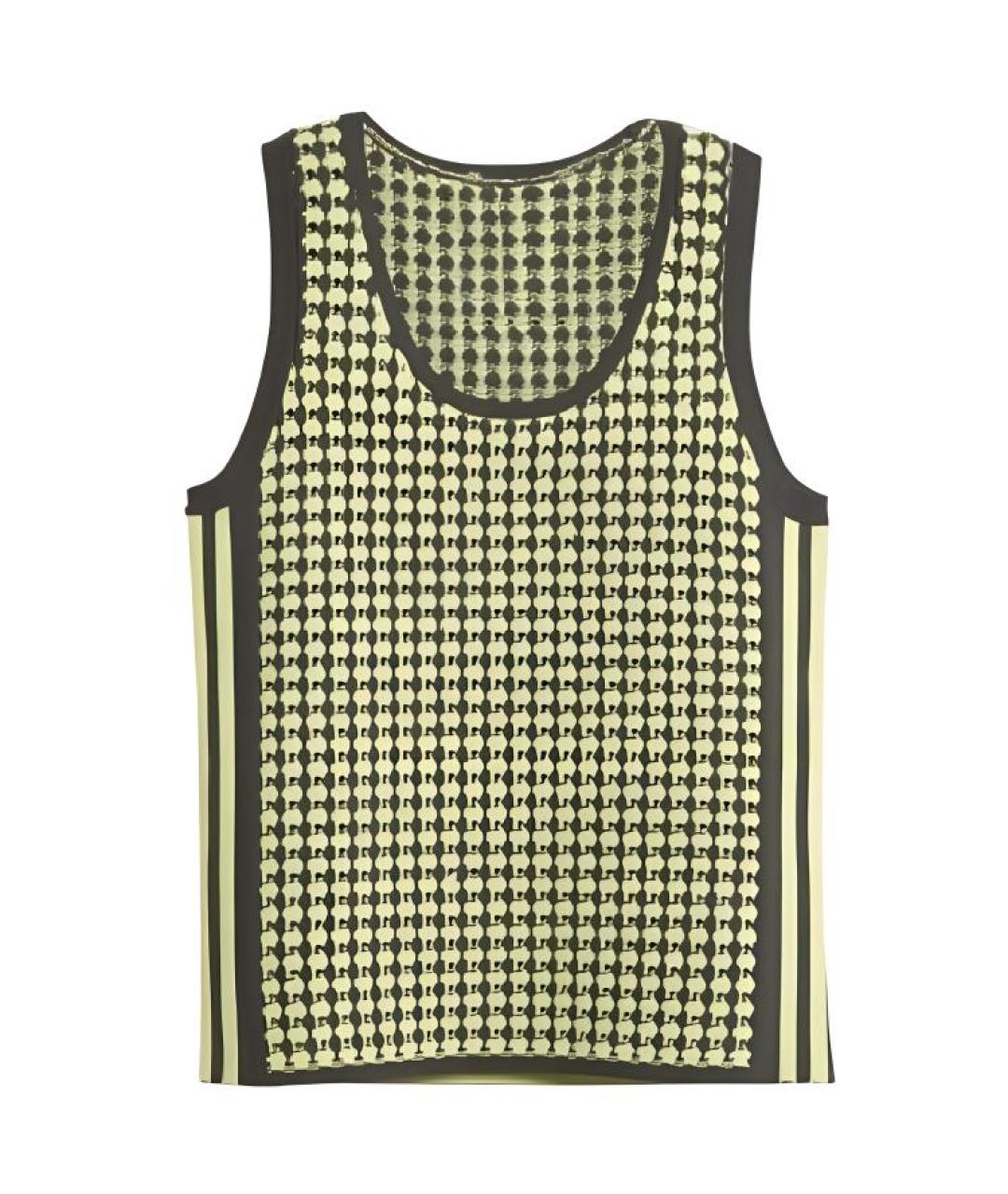 ADIDAS Желтая майка, фото 1