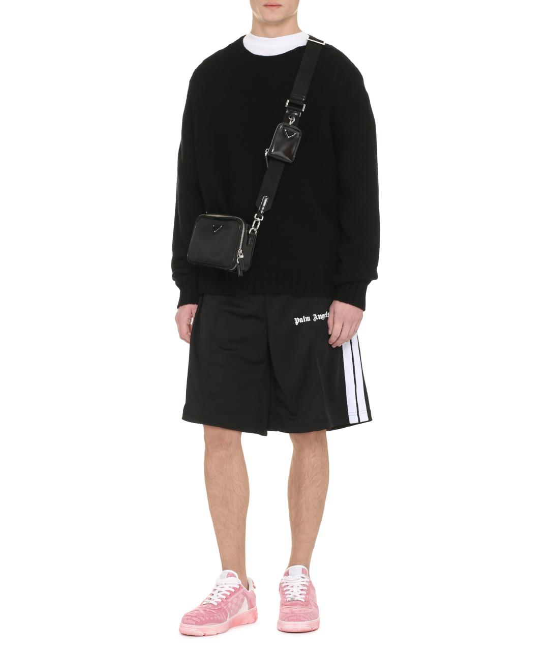 PALM ANGELS Черный шерстяной джемпер / свитер, фото 3