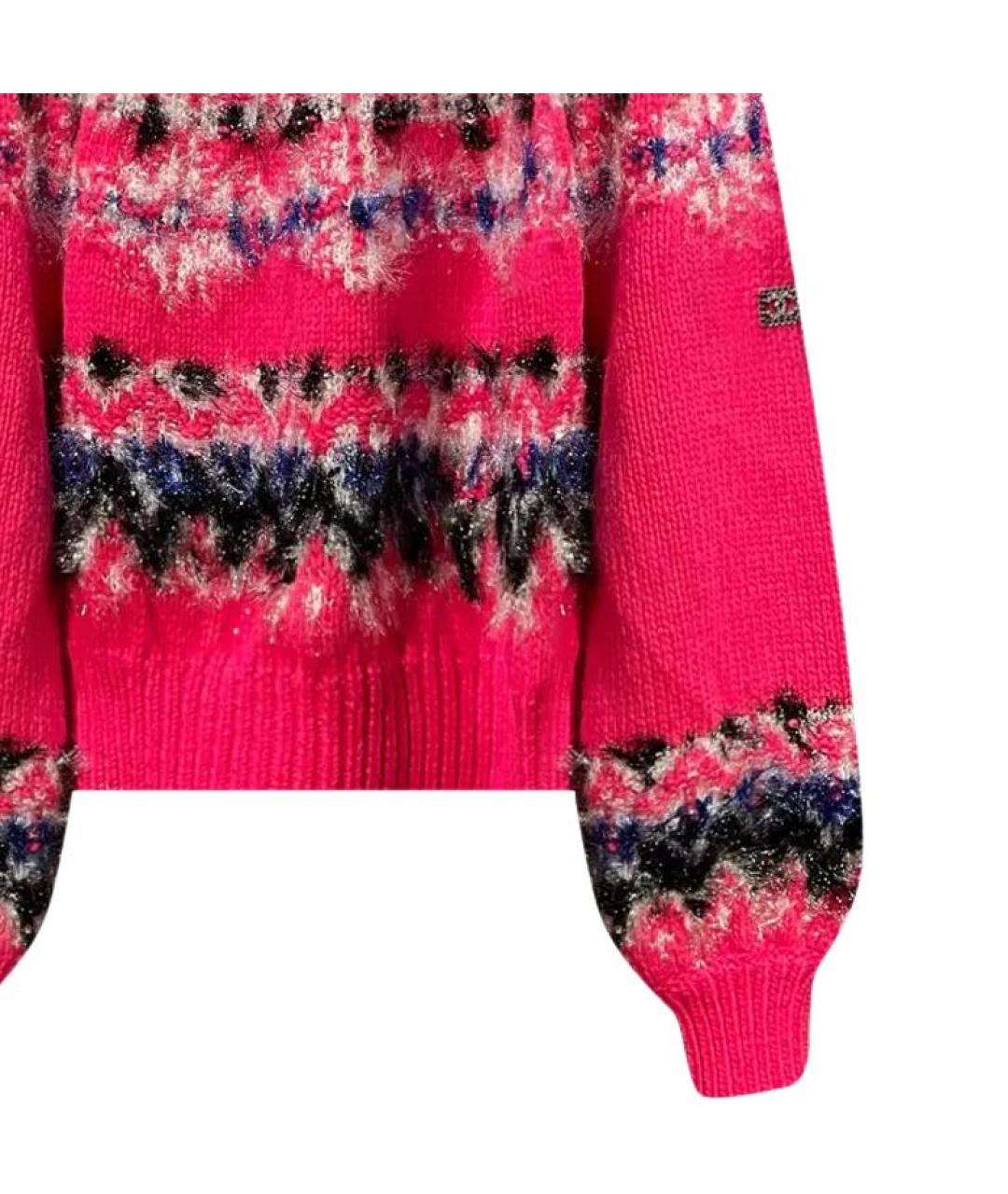 CHANEL Розовый кашемировый джемпер / свитер, фото 5