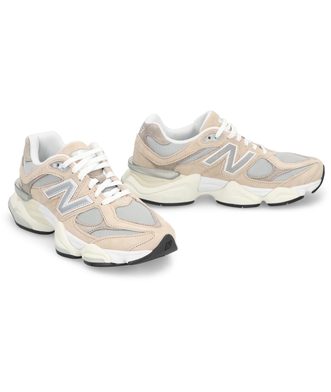 NEW BALANCE Бежевые синтетические кроссовки, фото 3