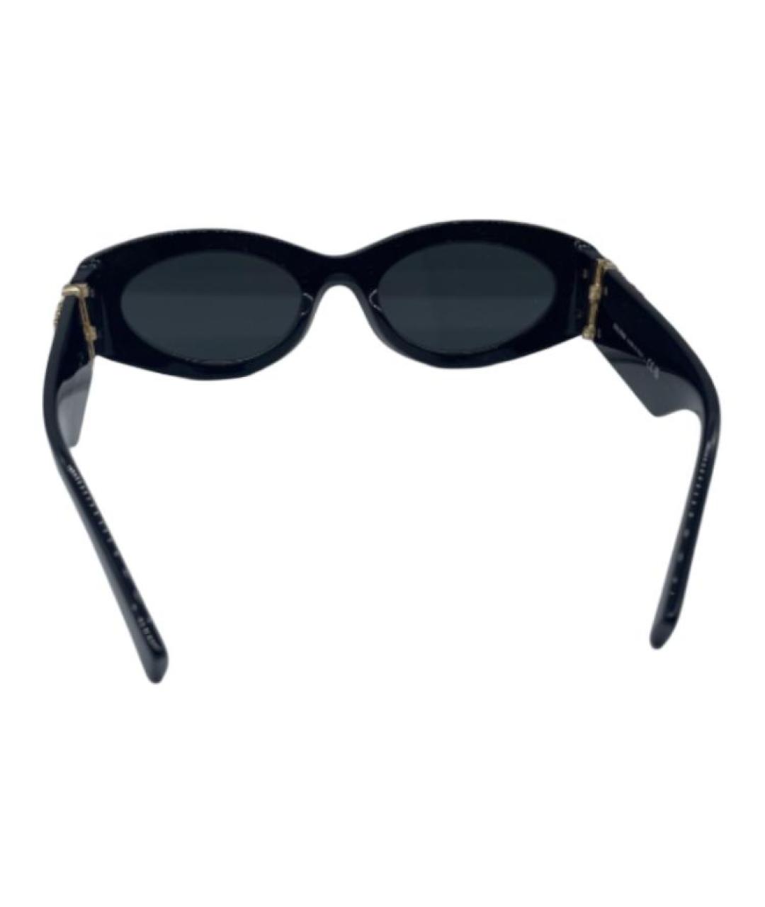 MIU MIU Черные пластиковые солнцезащитные очки, фото 3