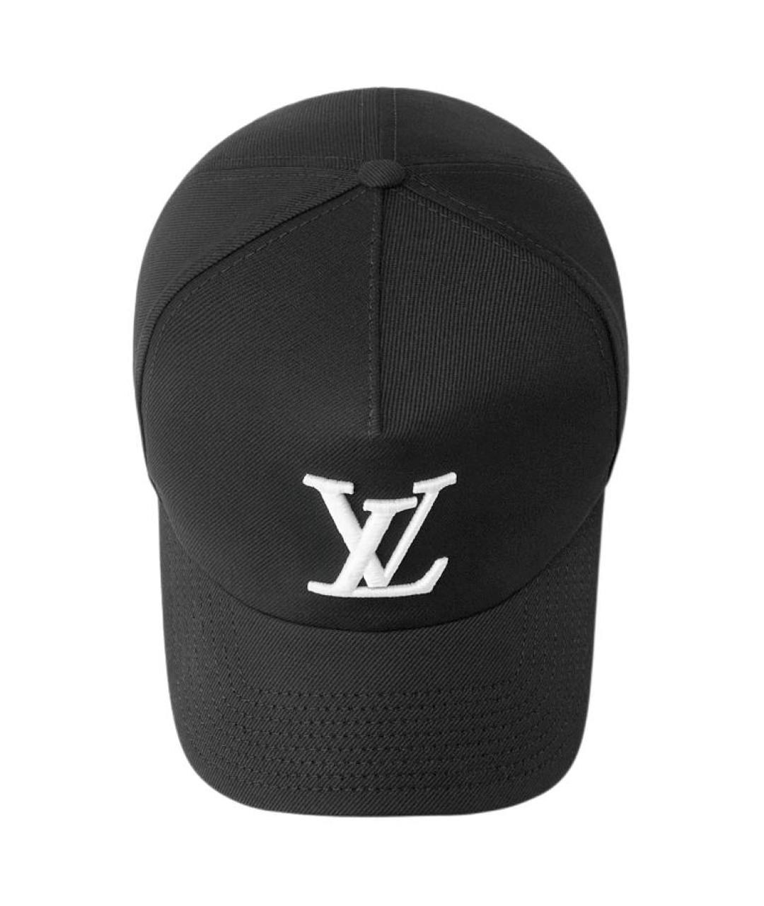 LOUIS VUITTON Черная хлопковая кепка/бейсболка, фото 4