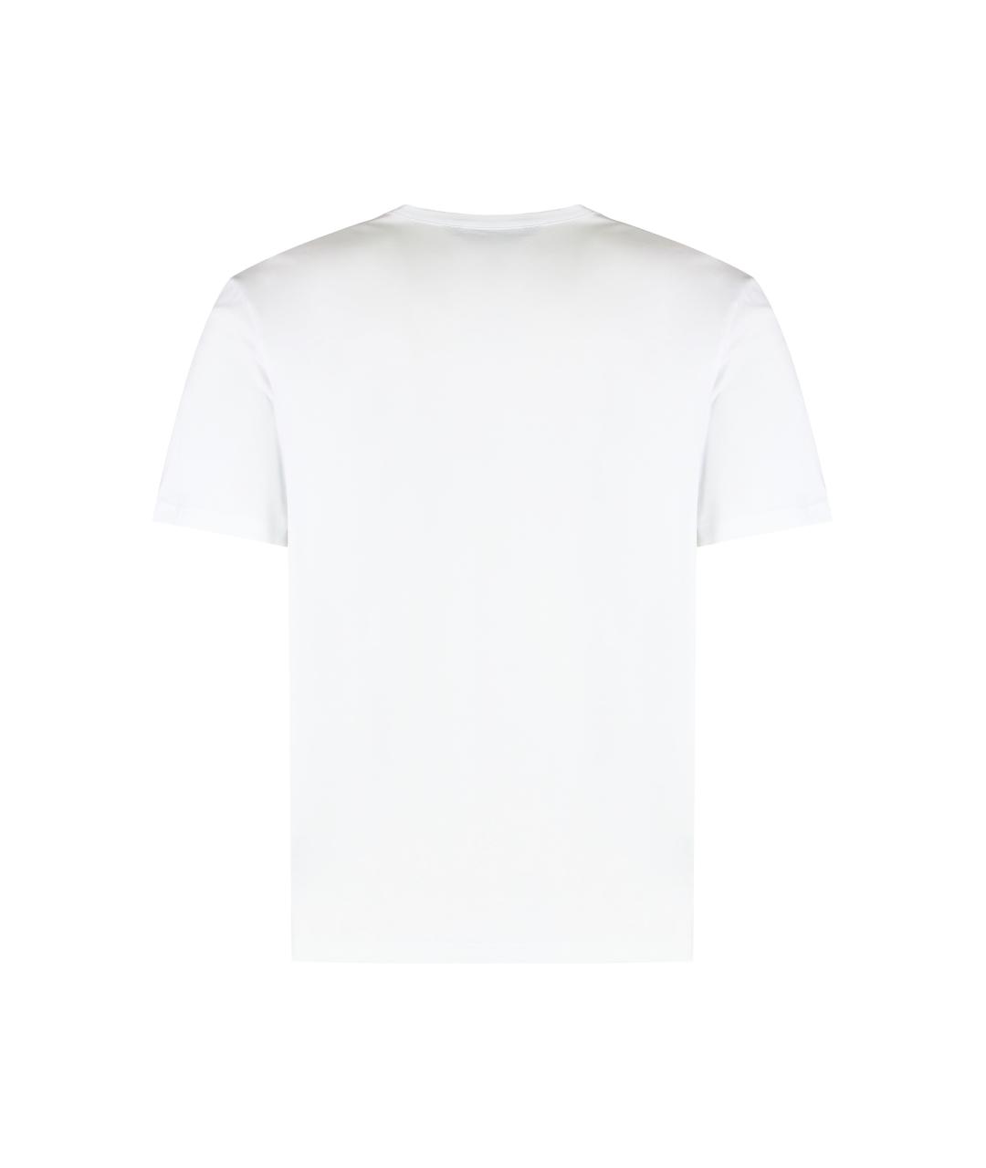 PALM ANGELS Белая хлопковая футболка, фото 3