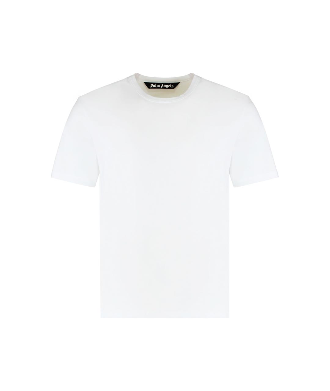 PALM ANGELS Белая хлопковая футболка, фото 1
