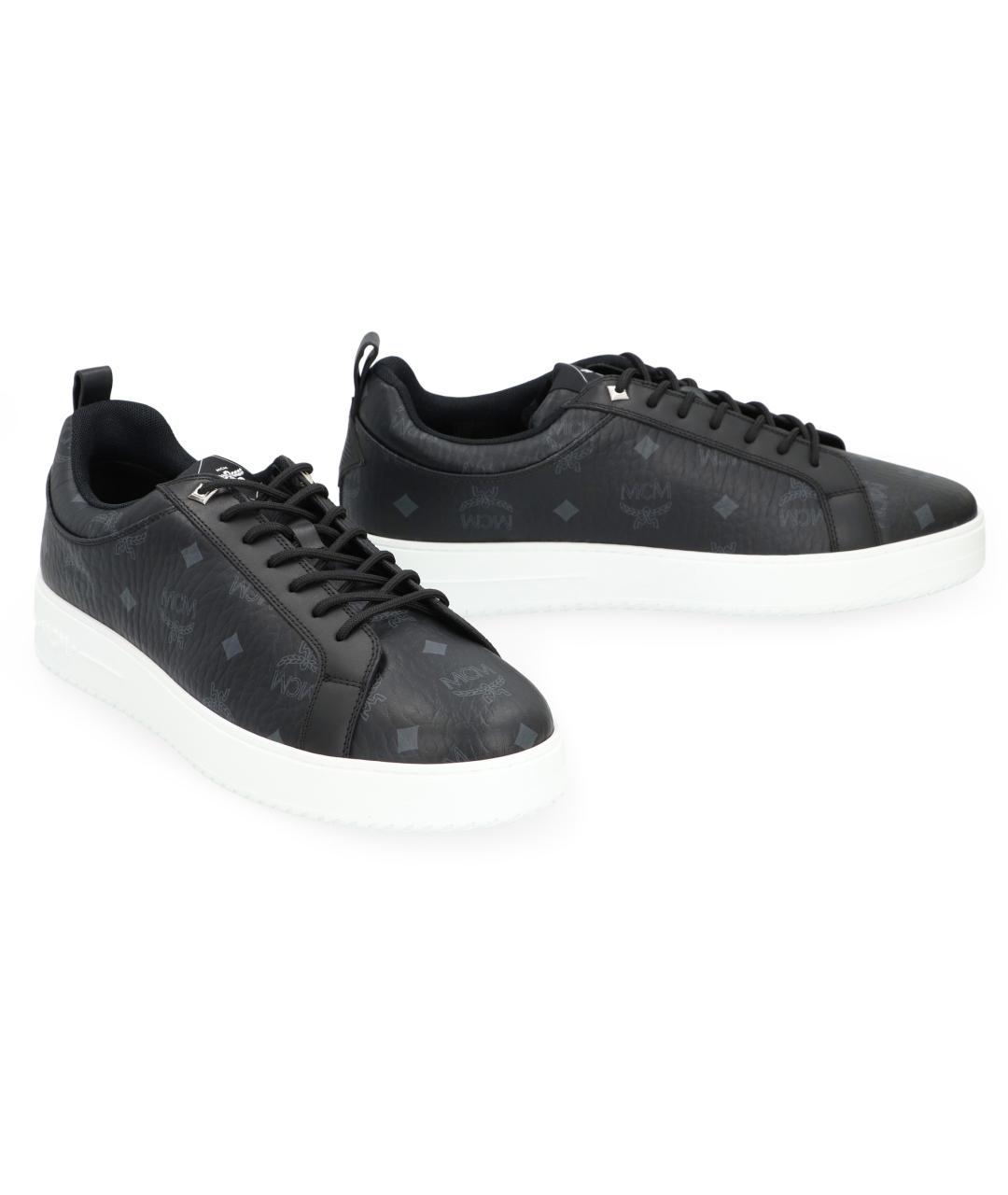 MCM Черные низкие кроссовки / кеды, фото 3