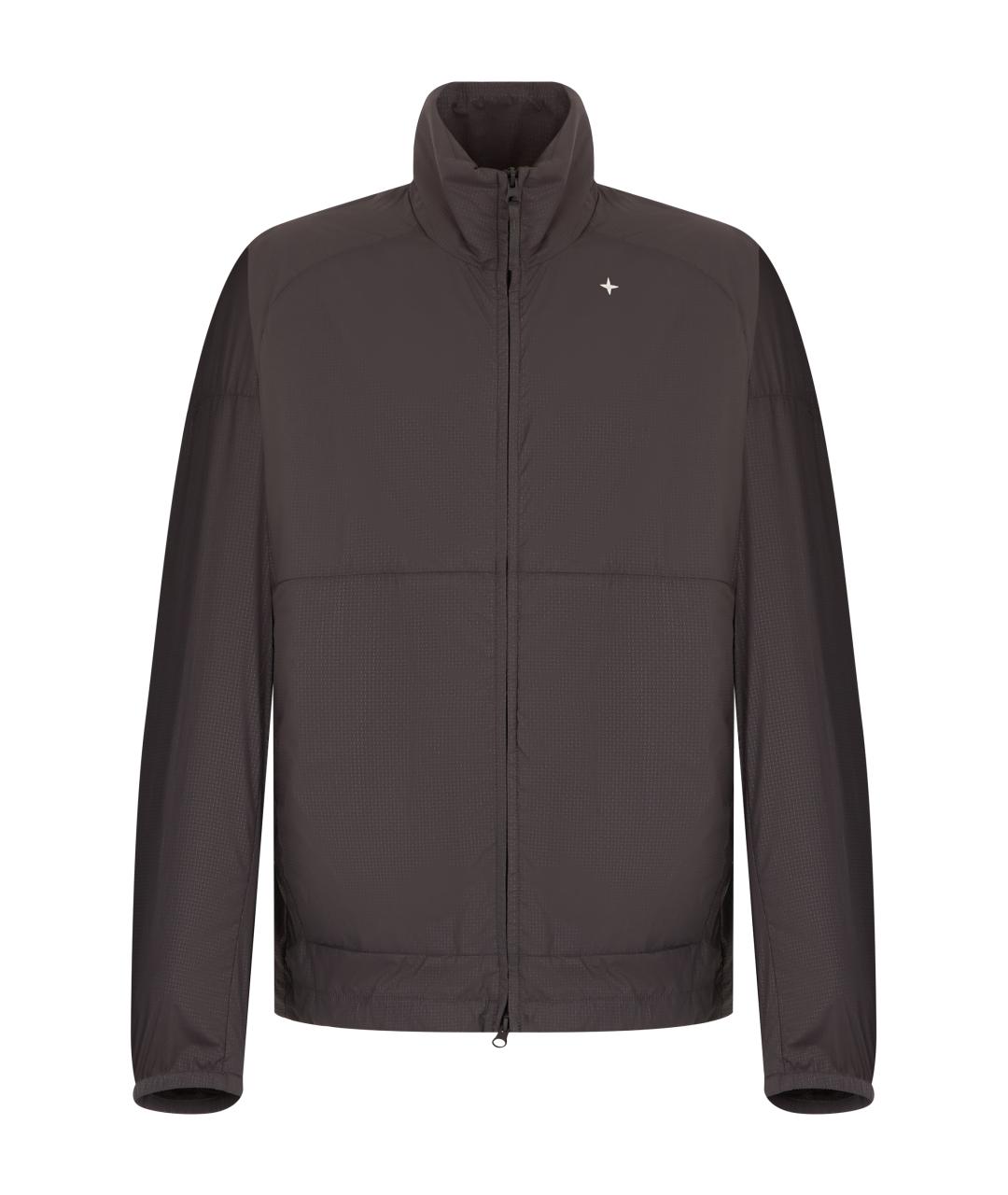 STONE ISLAND Коричневая полиамидовая куртка, фото 1
