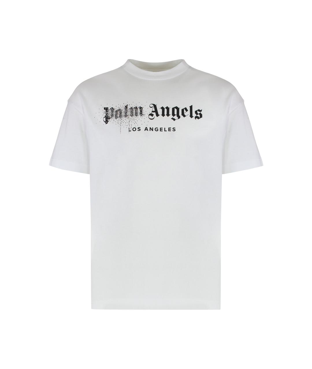 PALM ANGELS Белая хлопковая футболка, фото 1