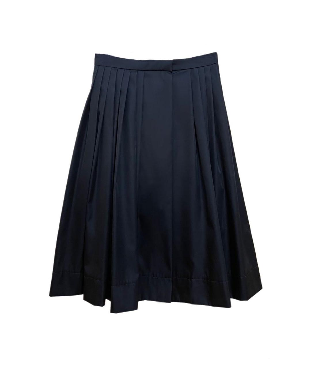 PRADA Черная полиамидовая юбка миди, фото 9