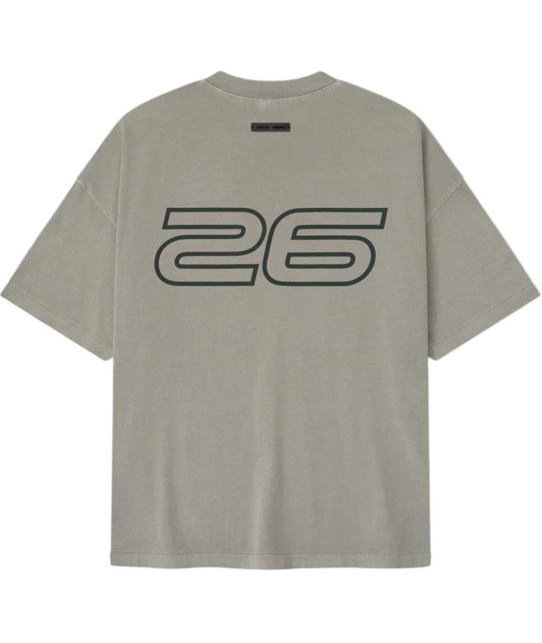 FEAR OF GOD ESSENTIALS Серая футболка, фото 2