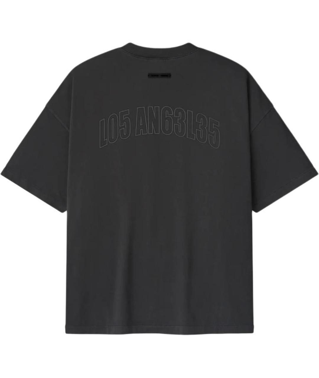 FEAR OF GOD ESSENTIALS Черная футболка, фото 2