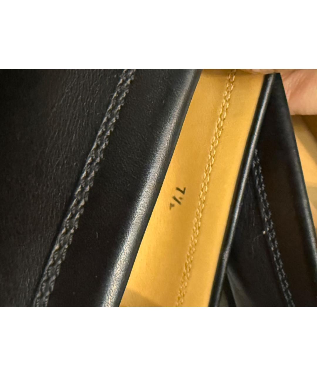 TOD'S Черные кожаные мокасины, фото 7