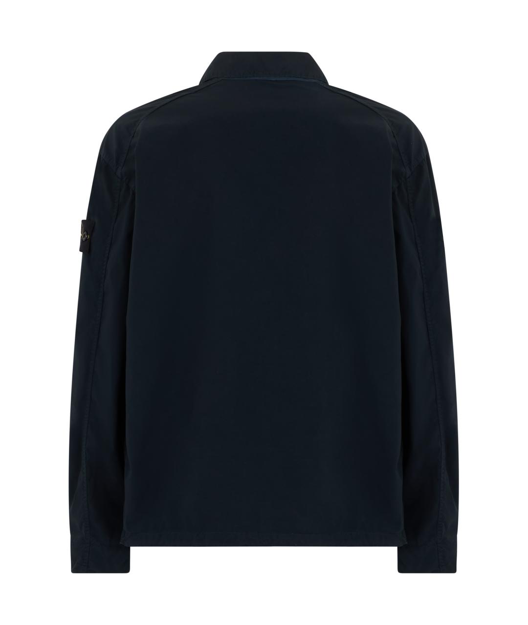 STONE ISLAND Синяя полиэстеровая куртка, фото 2