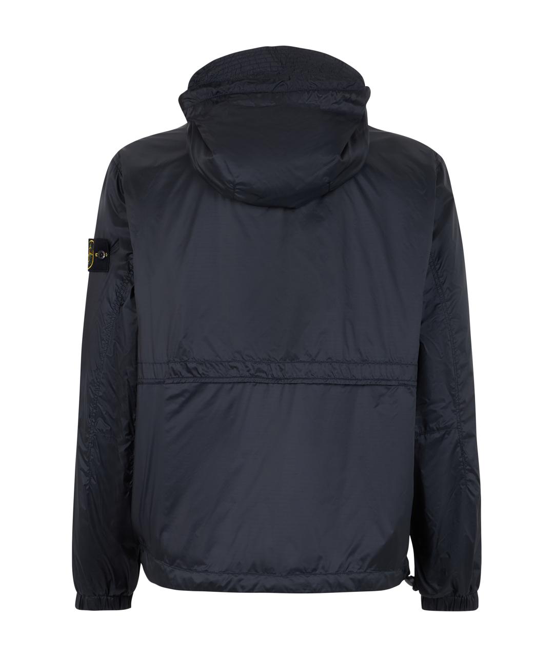 STONE ISLAND Синяя полиамидовая куртка, фото 2