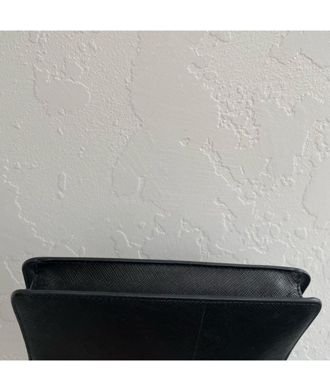 PRADA Черная кожаная сумка на плечо, фото 4