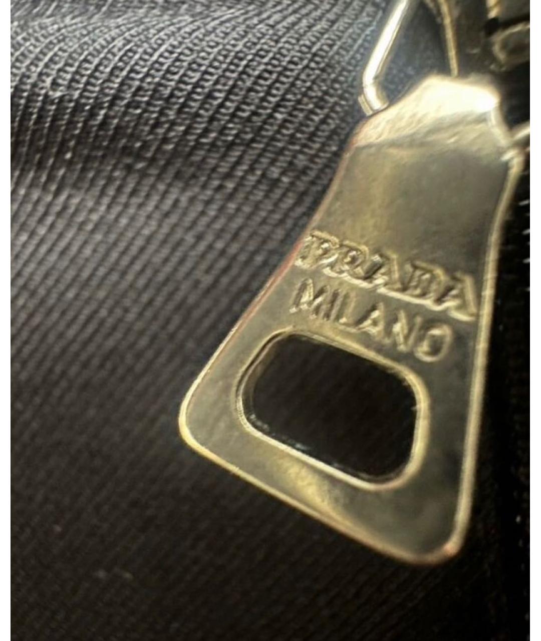 PRADA Черные синтетические классические брюки, фото 4