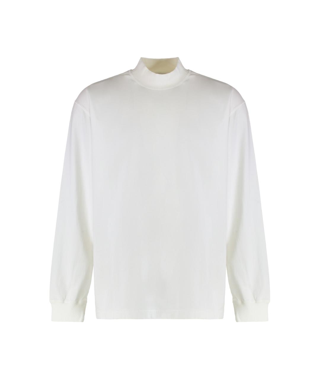 STONE ISLAND Белая хлопковая футболка, фото 1