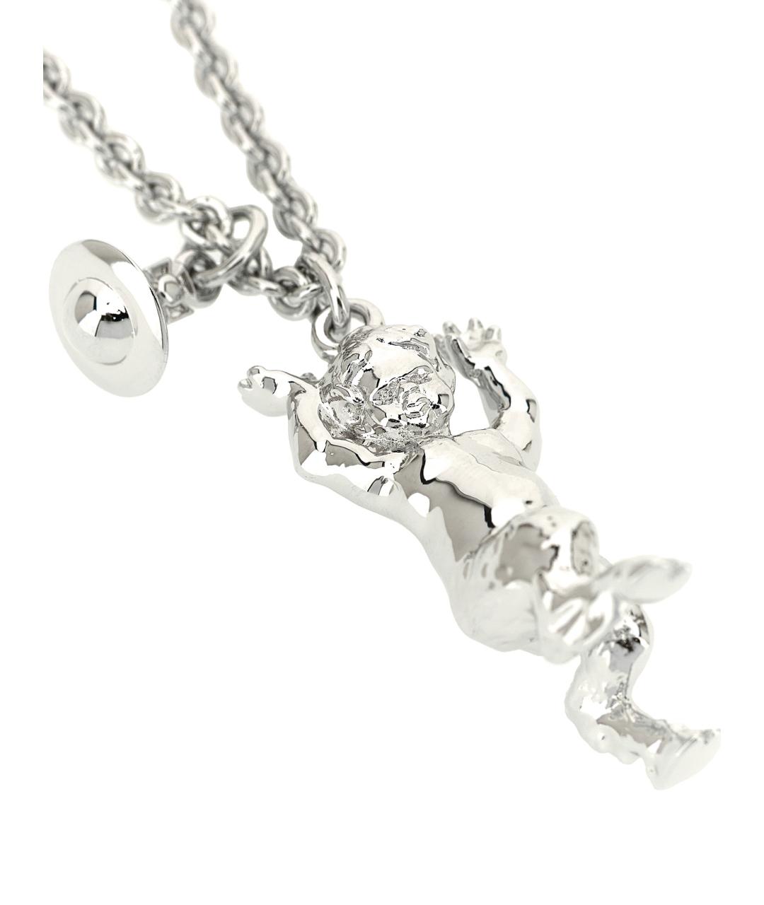 VIVIENNE WESTWOOD Серебряная металлическая подвеска, фото 2