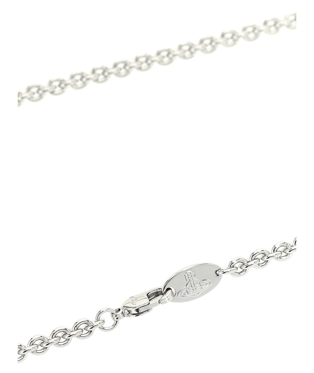 VIVIENNE WESTWOOD Серебряная металлическая подвеска, фото 3