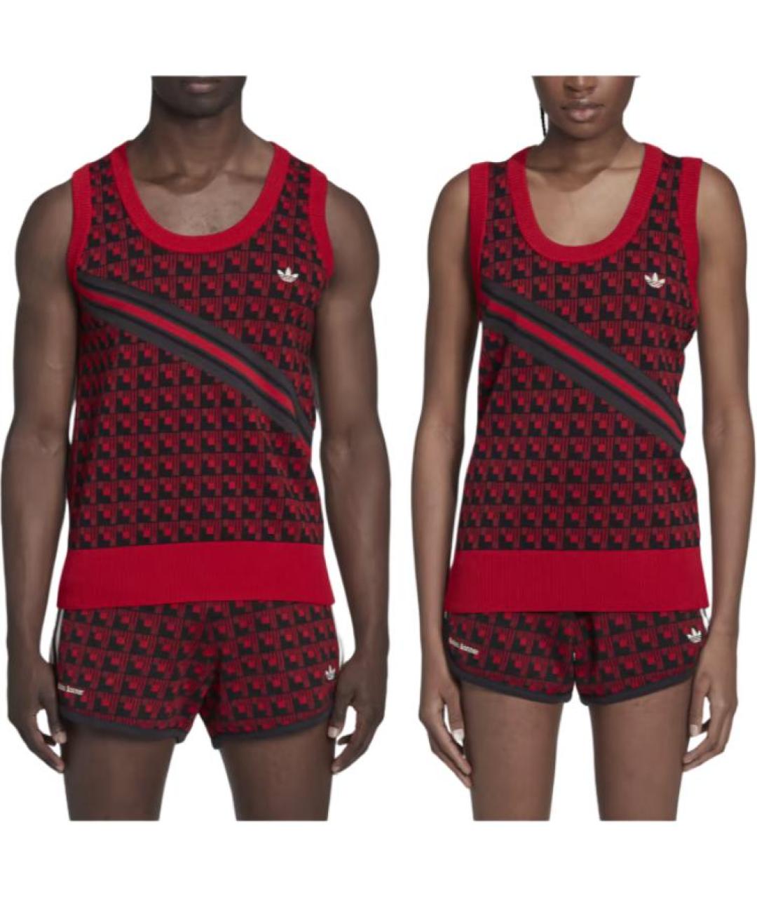 ADIDAS Красная жилетка, фото 4