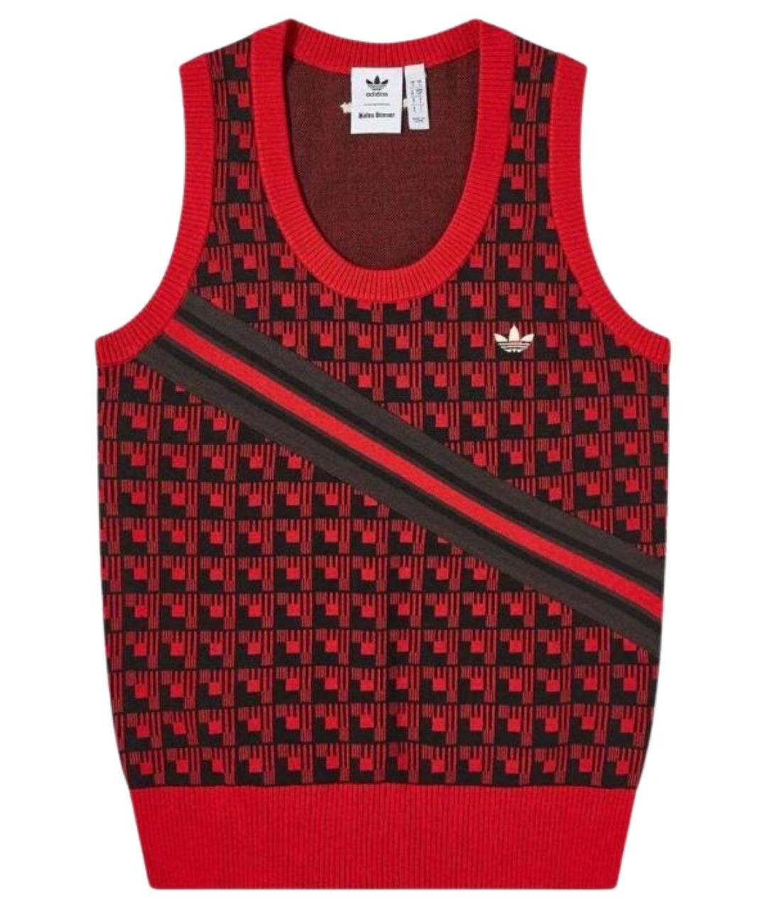 ADIDAS Красная жилетка, фото 1