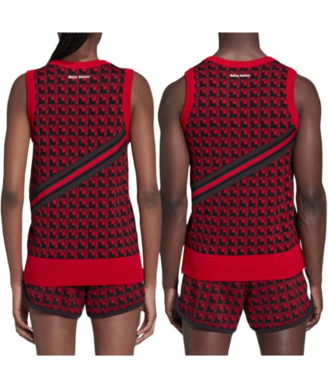 ADIDAS Красная жилетка, фото 5