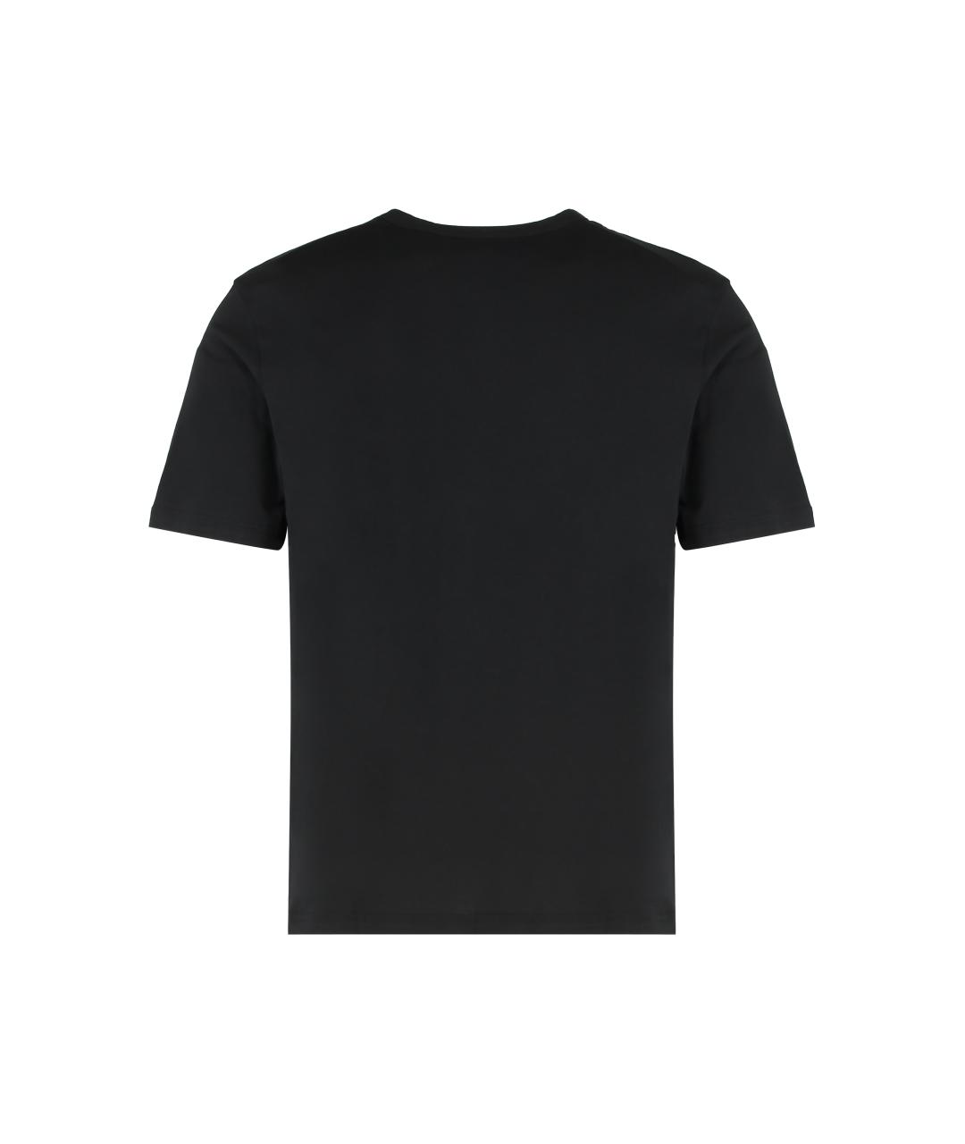 PALM ANGELS Черная хлопковая футболка, фото 3