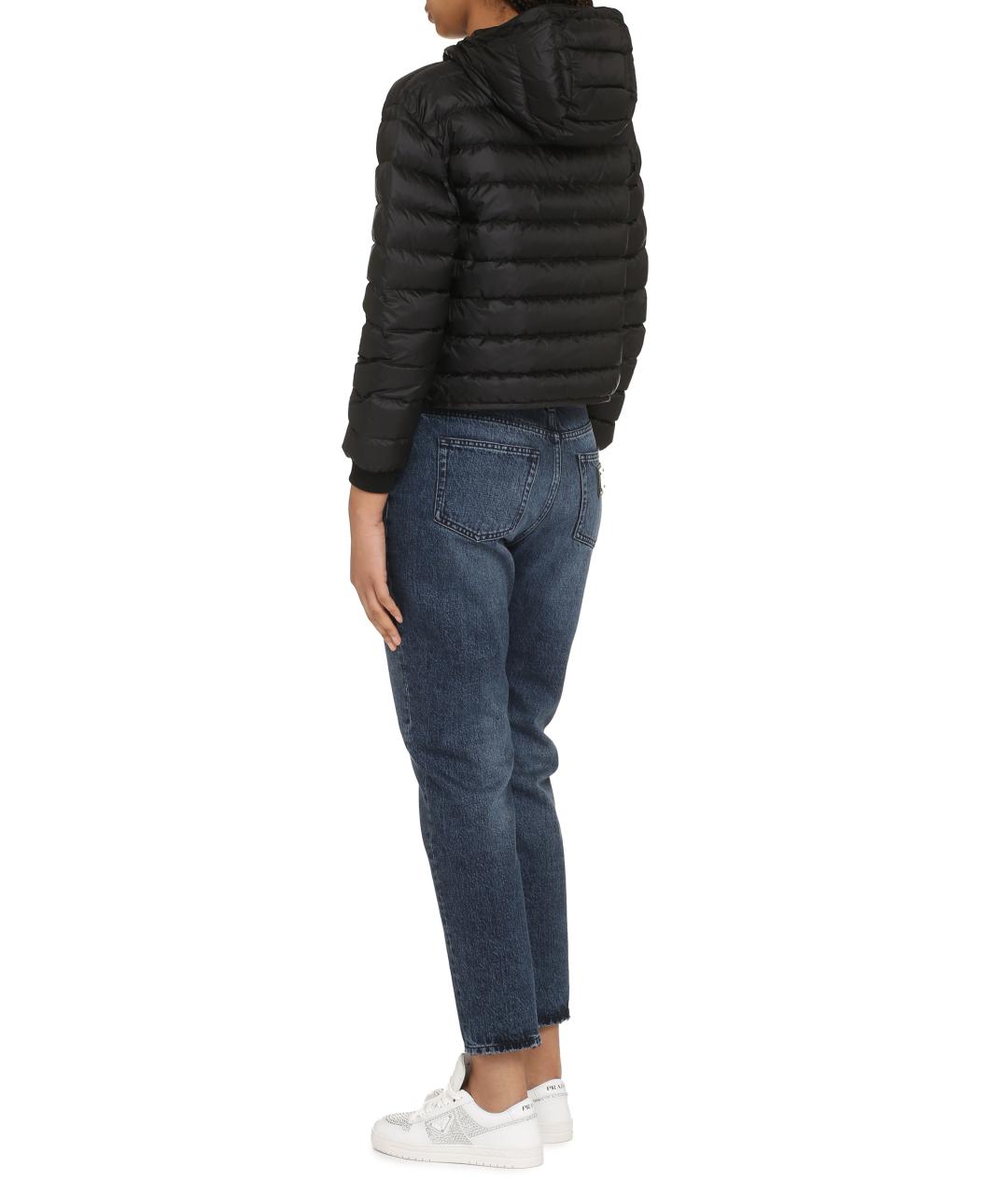 PALM ANGELS Черный полиамидовый пуховик, фото 4