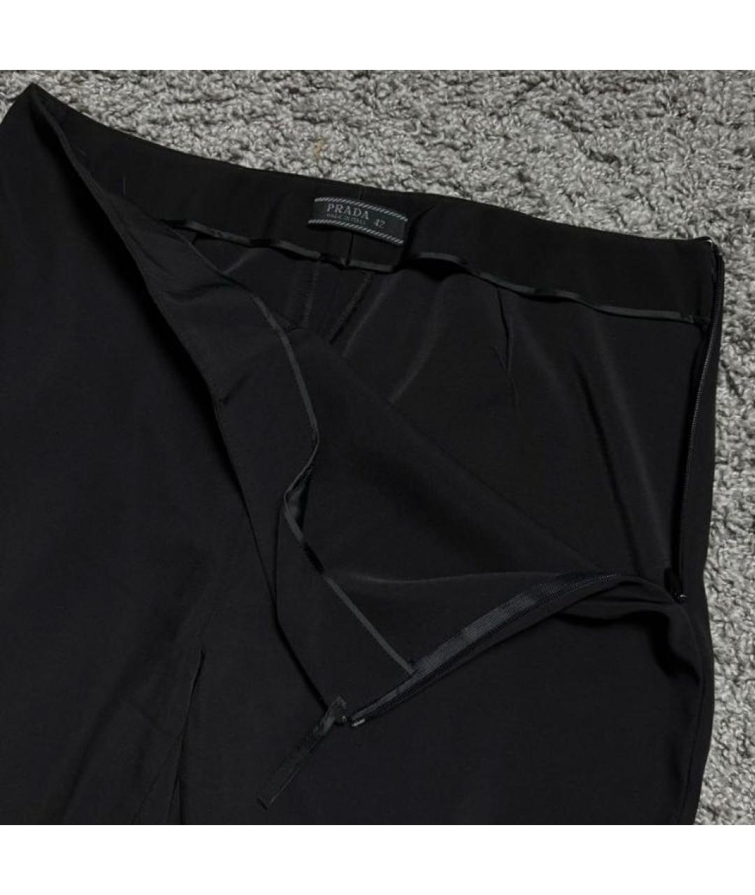 PRADA Черные ацетатные брюки узкие, фото 4