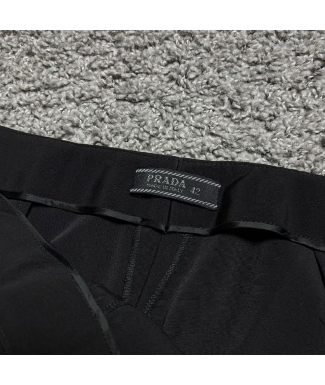 PRADA Черные ацетатные брюки узкие, фото 6