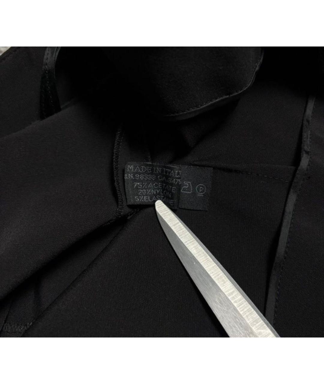 PRADA Черные ацетатные брюки узкие, фото 7