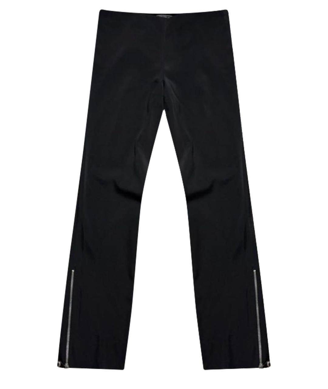 PRADA Черные ацетатные брюки узкие, фото 1