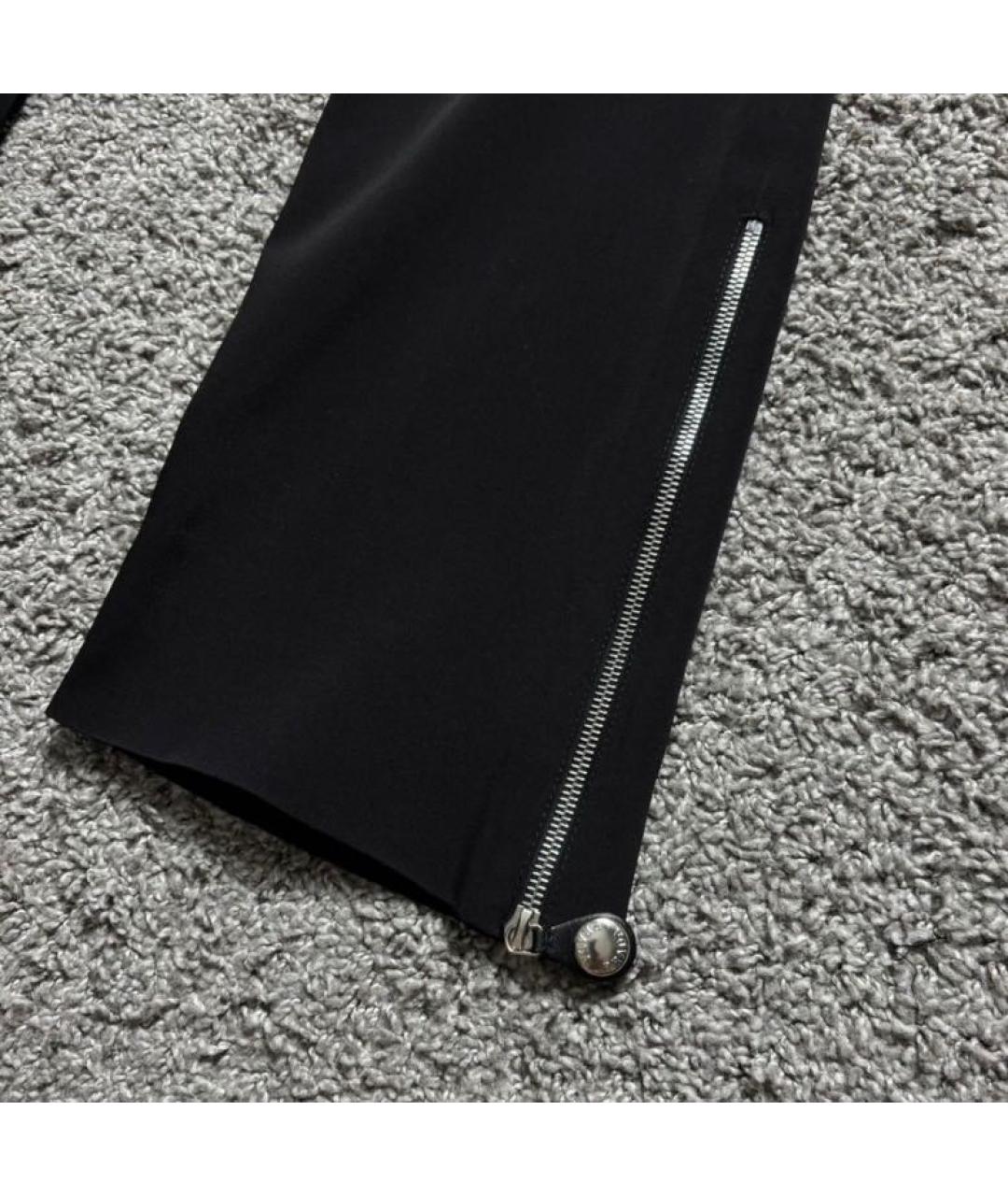 PRADA Черные ацетатные брюки узкие, фото 5