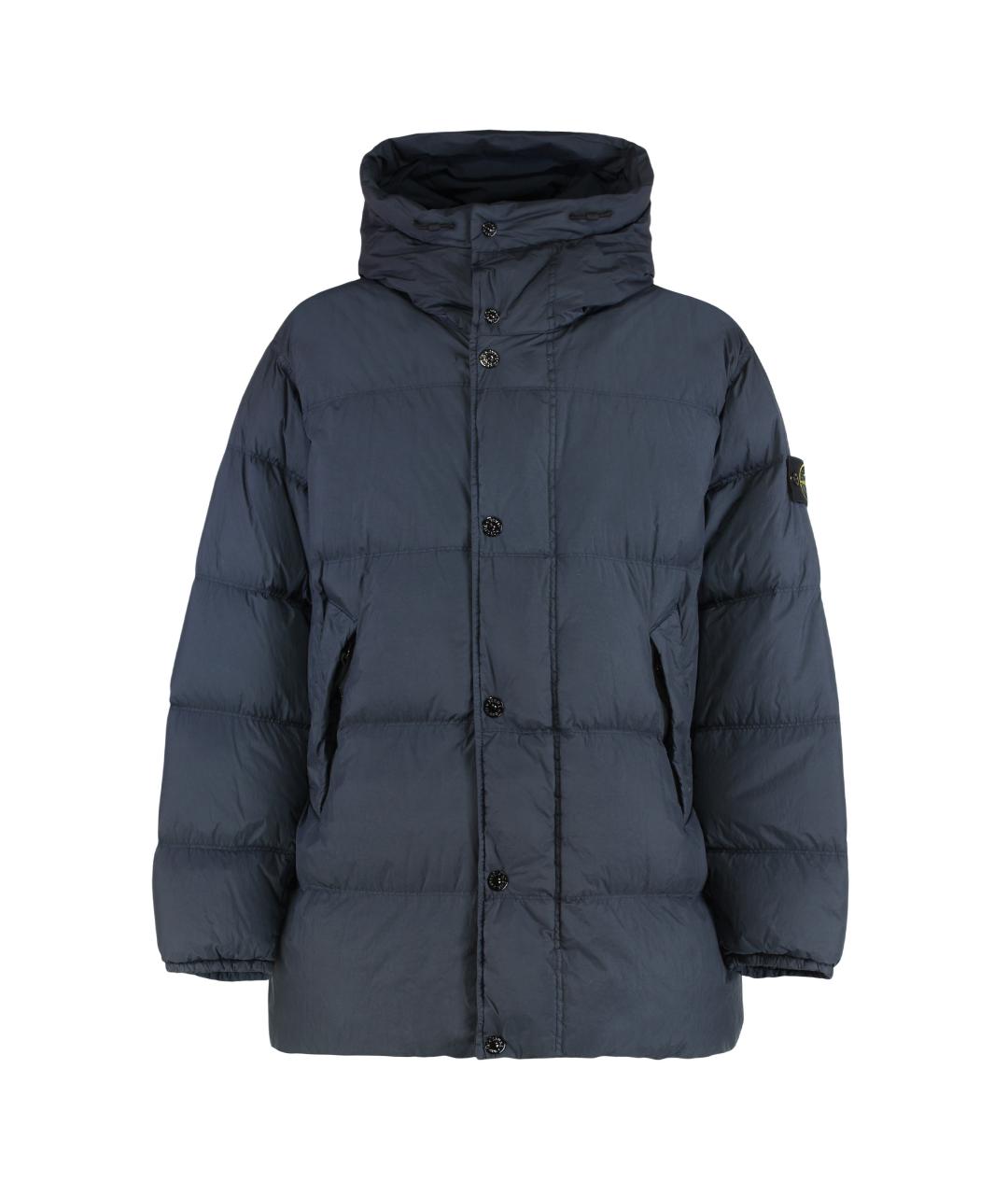STONE ISLAND Синяя полиамидовая парка, фото 1