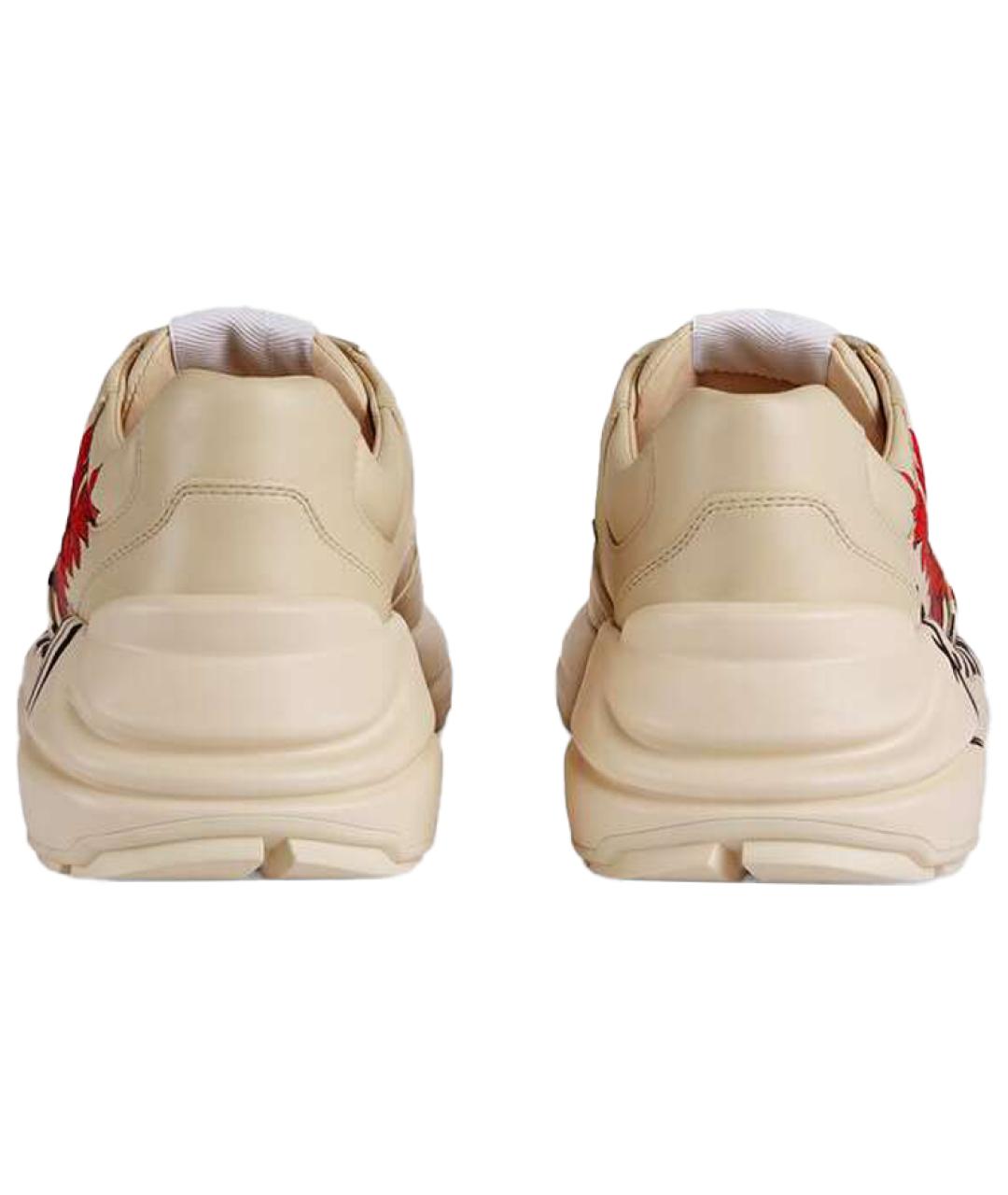 GUCCI Бежевые кроссовки, фото 5