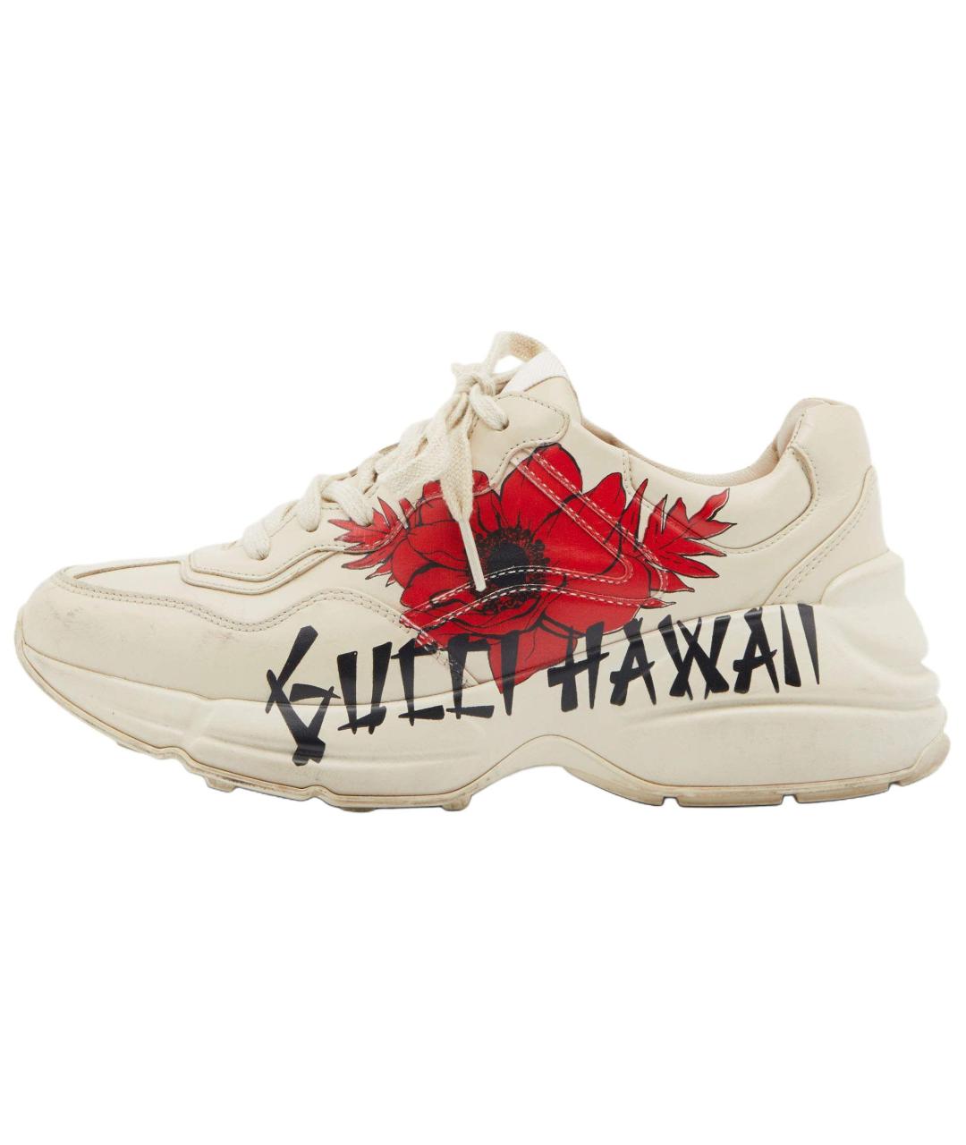 GUCCI Бежевые кроссовки, фото 2