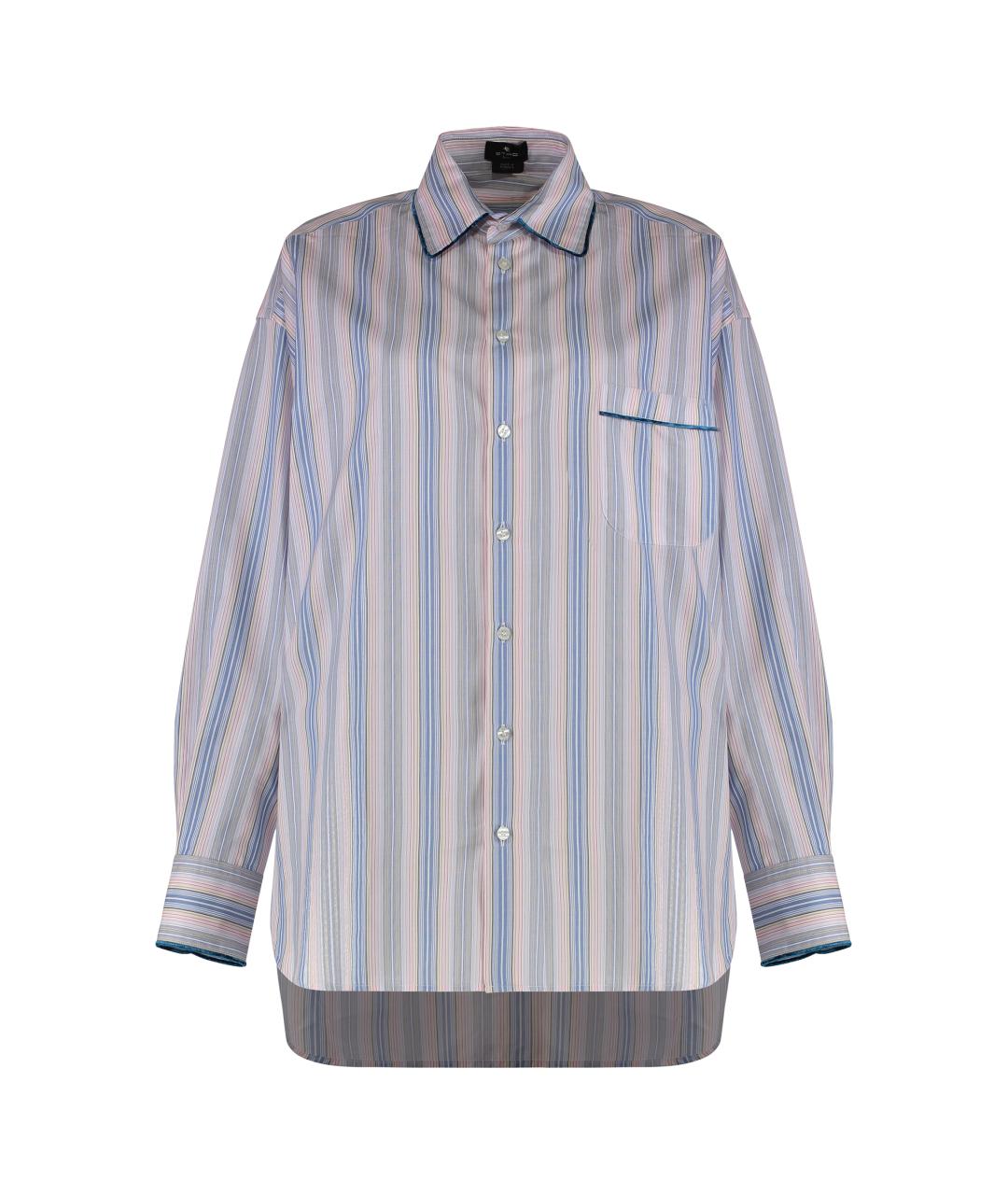 ETRO Голубая хлопковая рубашка, фото 1