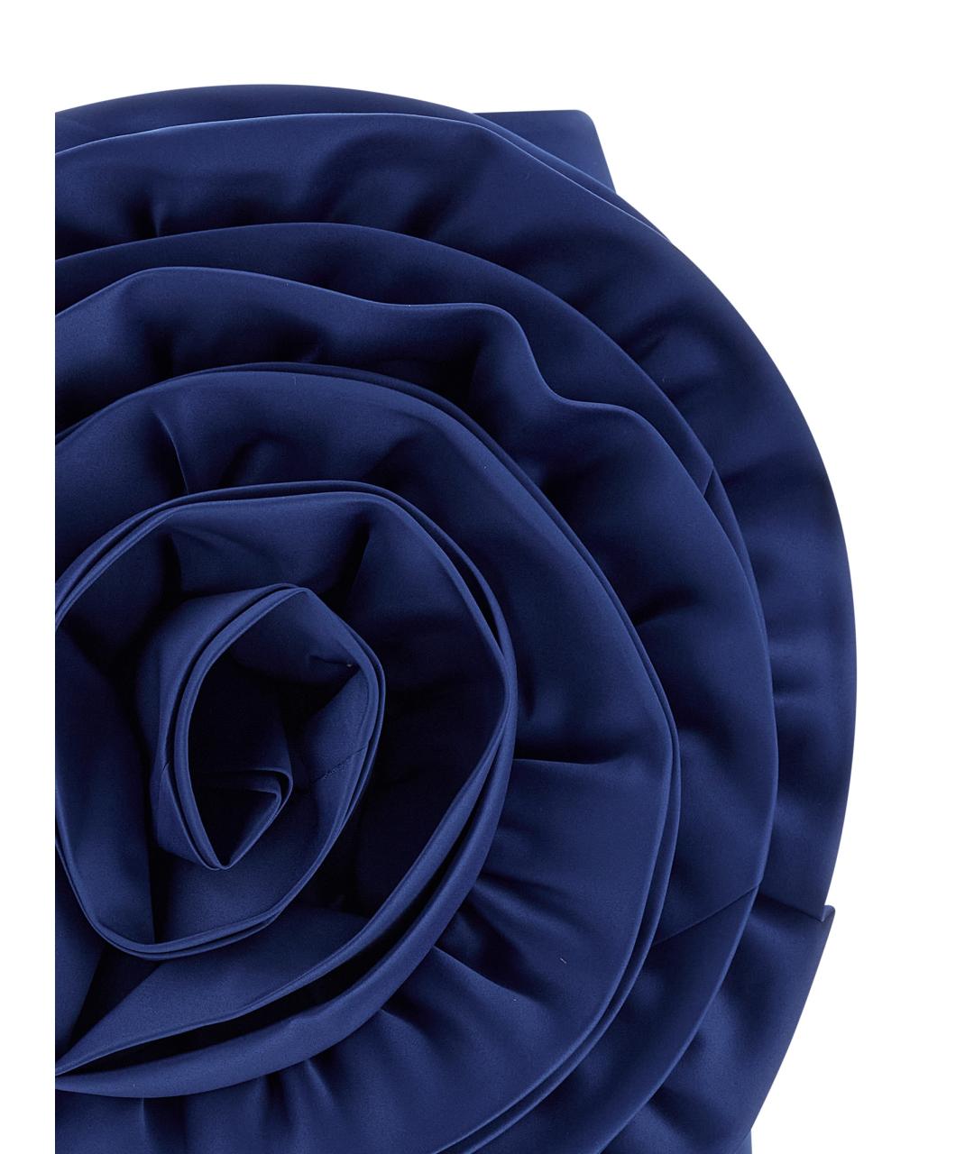 ROTATE Синяя полиэстеровая юбка мини, фото 3