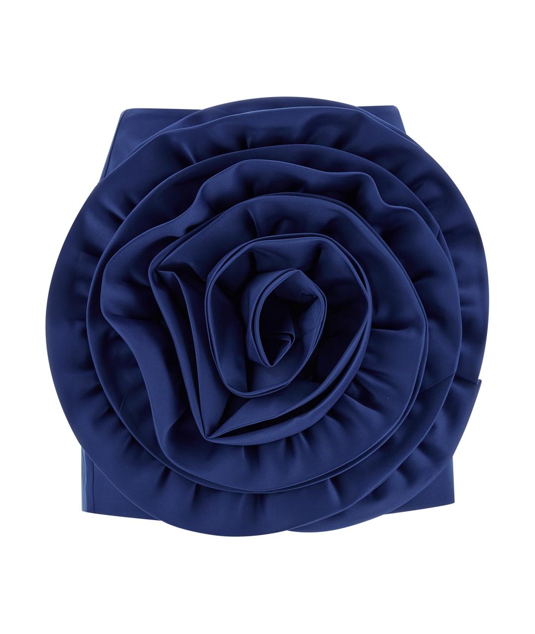 ROTATE Синяя полиэстеровая юбка мини, фото 1