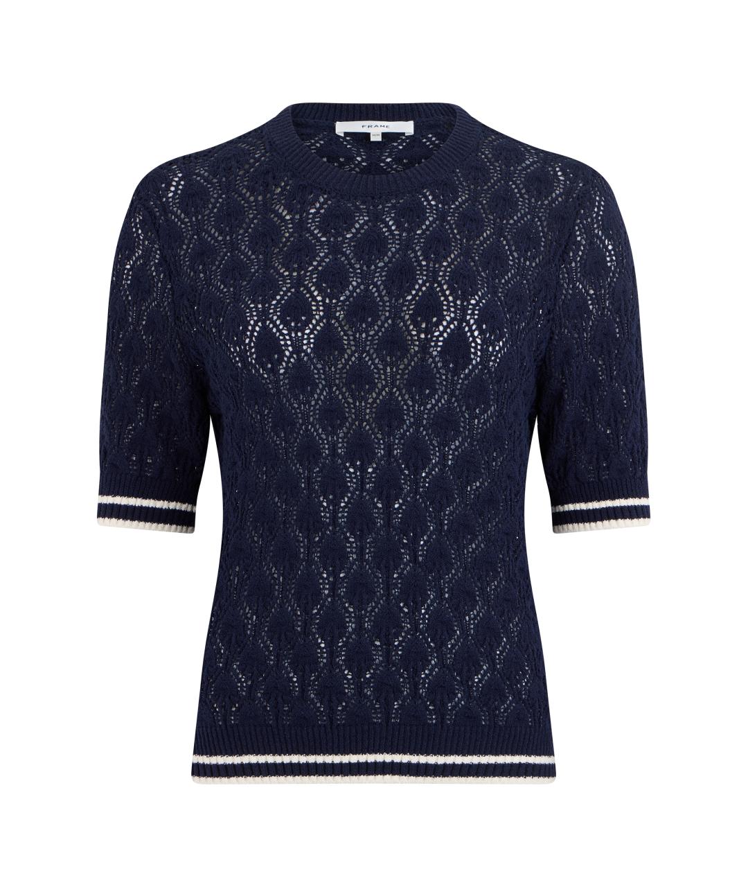 FRAME Синий хлопковый джемпер / свитер, фото 1