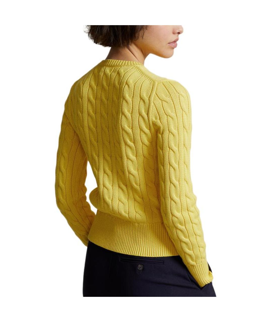 POLO RALPH LAUREN Желтый кардиган, фото 3