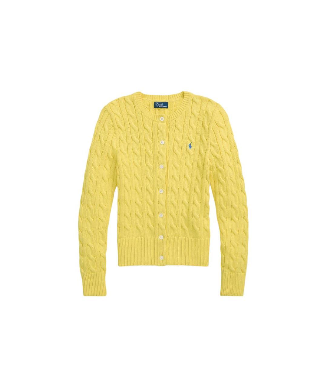 POLO RALPH LAUREN Желтый кардиган, фото 5