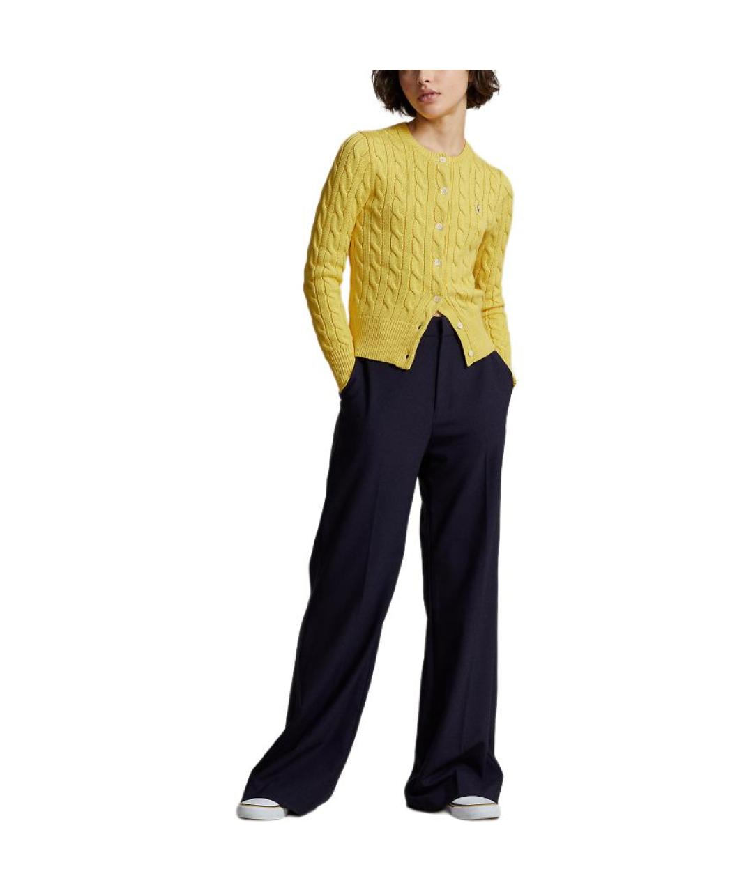 POLO RALPH LAUREN Желтый кардиган, фото 2